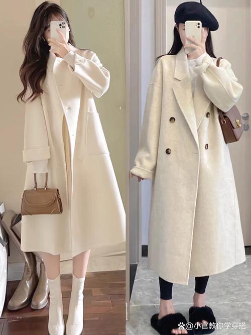 米色大衣配什么鞋子
