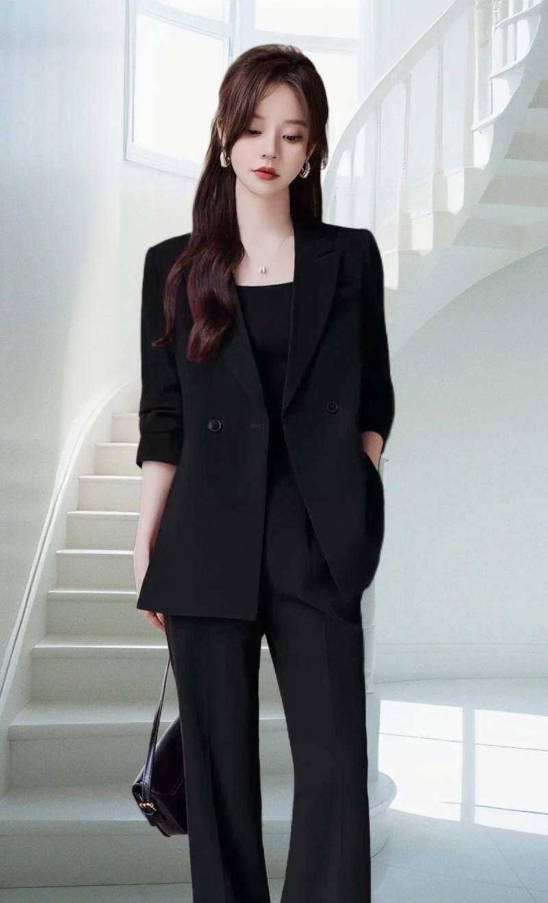 女性西服怎么搭配图片