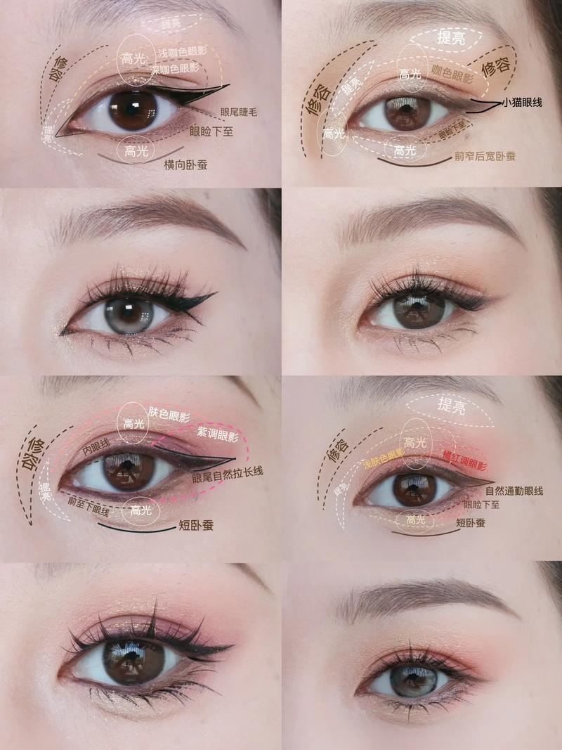 最新流行大眼妆画法