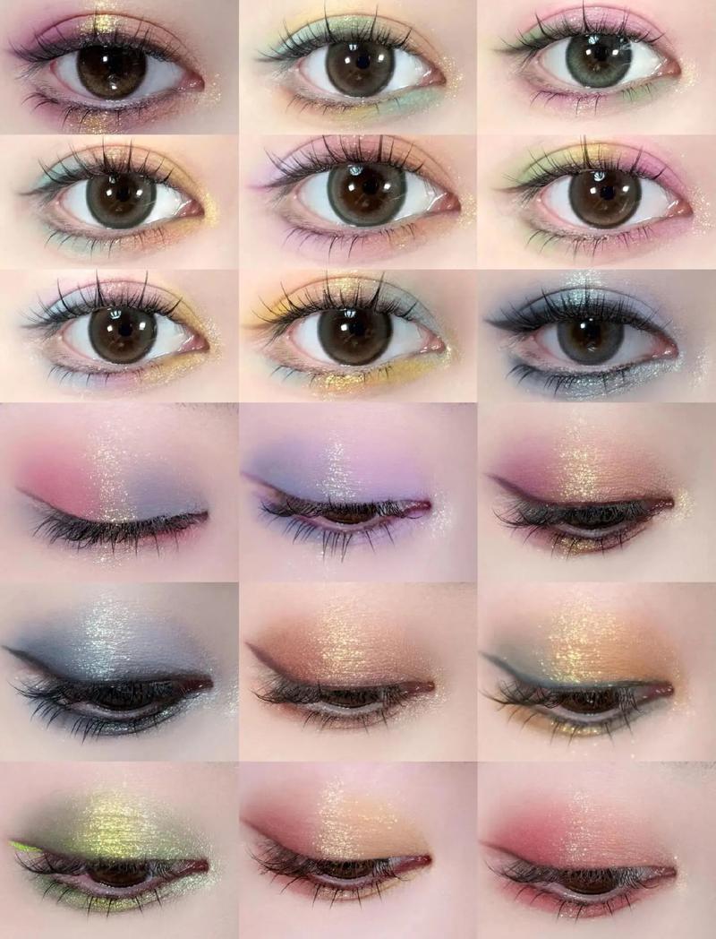 眼影怎么搭配颜色淡妆