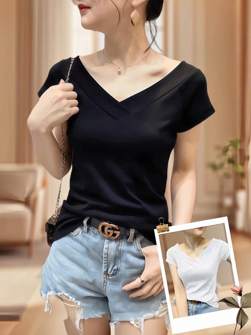 大Vt恤里面怎么搭配