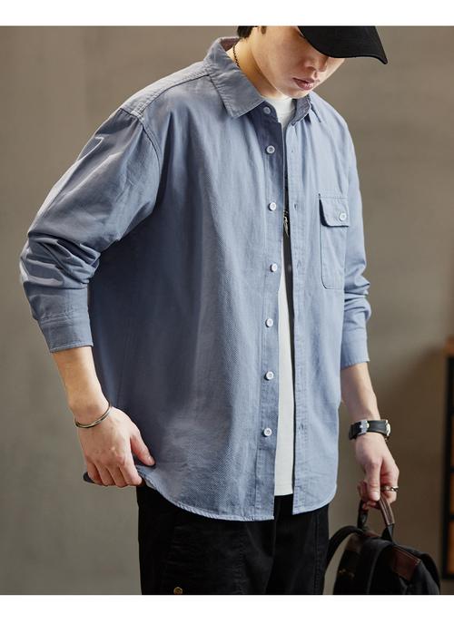 长款衬衫怎么搭配图片男