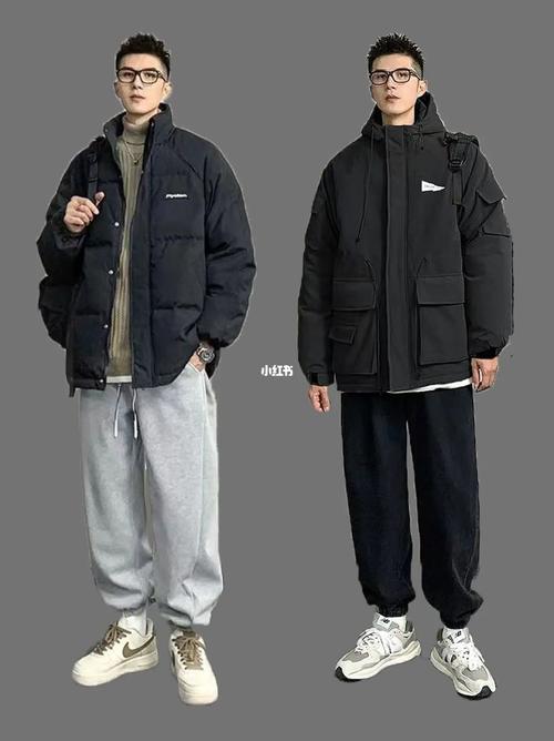羽绒服怎么搭配衣服好看图片男