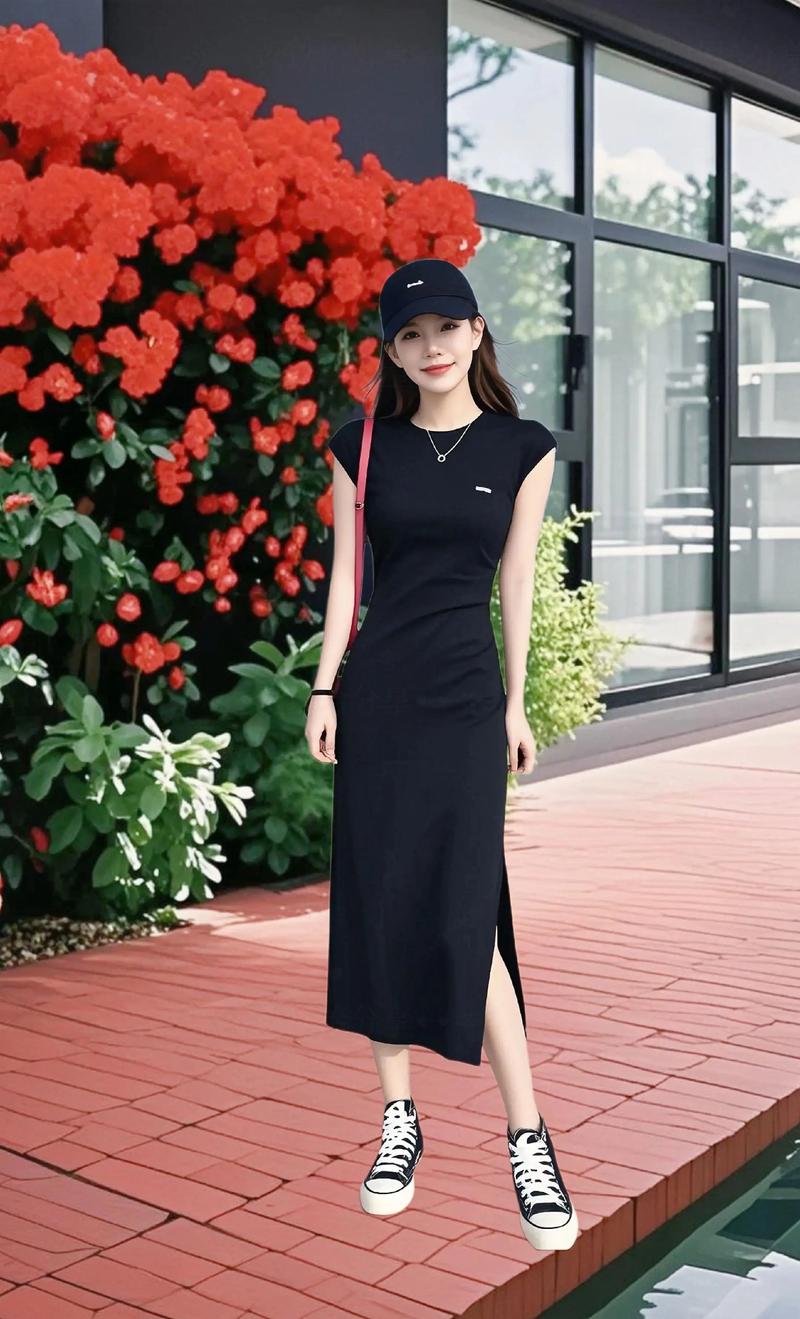 长款连衣毛裙怎么搭配