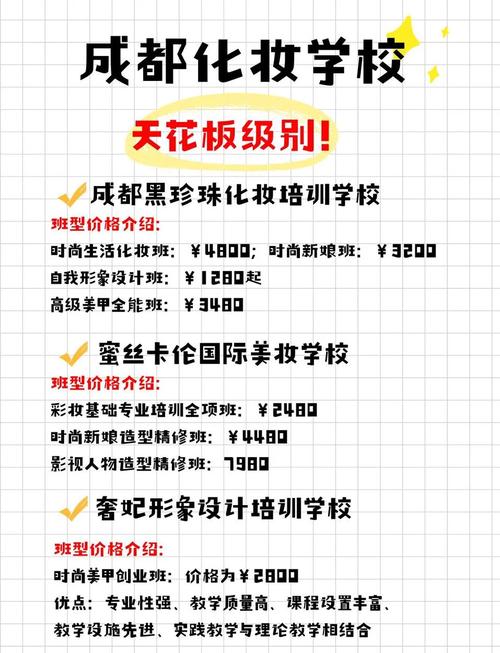 成都化妆学校最新报价