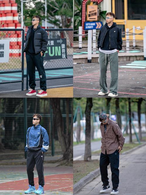 男运动裤怎么搭配上衣图片