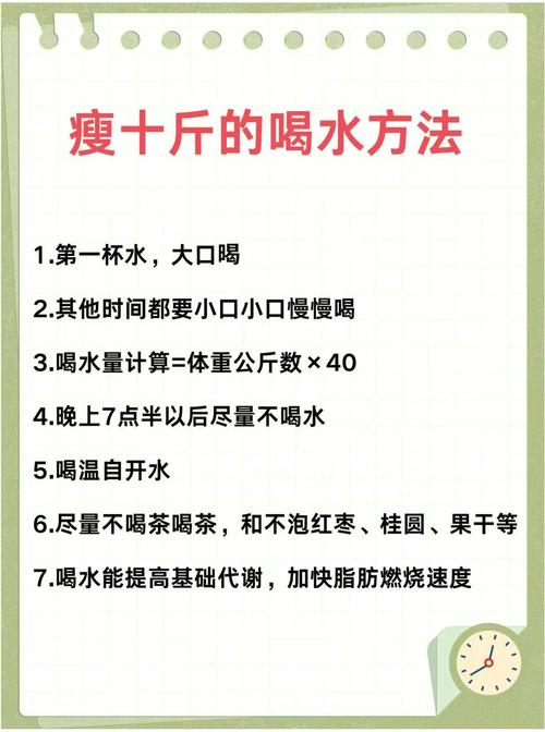 喝水为什么会减肥