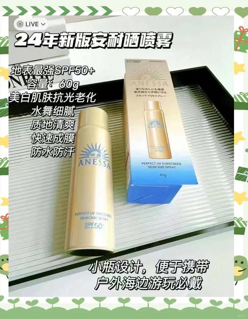 安耐晒最新防晒喷雾