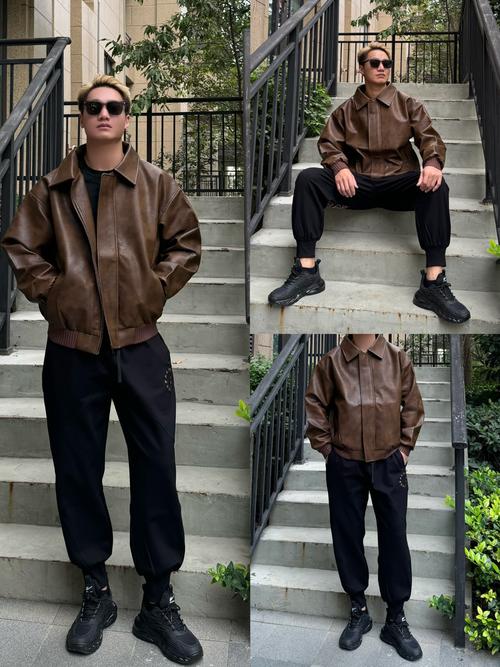 男士皮上衣怎么搭配最漂亮