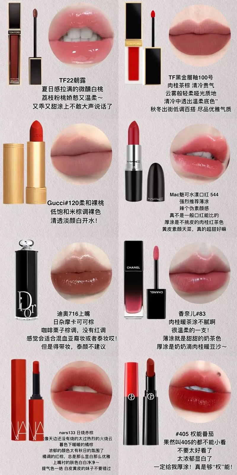 最新款口红排名