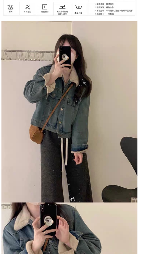 冬天牛仔褂怎么搭配