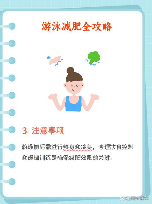 为了减肥去游泳应该注意什么意思