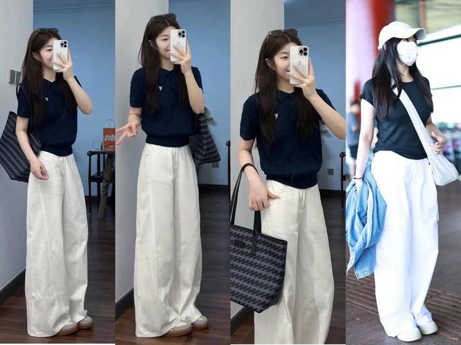 白色阔腿裤配什么鞋子