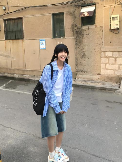 中长寸衫怎么搭配图片