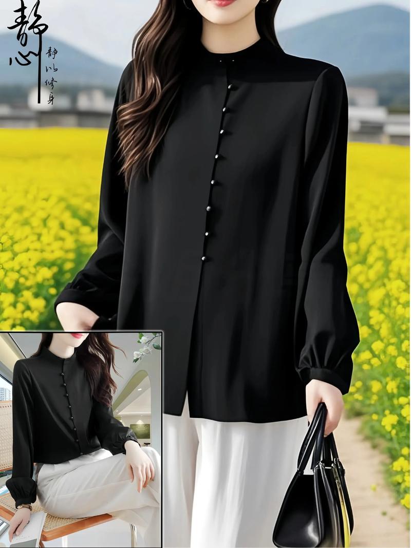 黑色雪纺打底怎么搭配