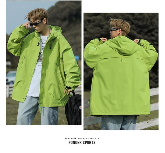 绿色鸭绒袄怎么搭配男