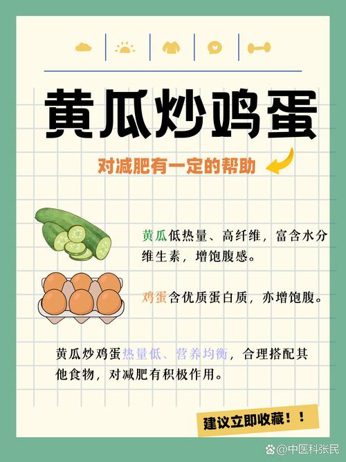 为什么鸡蛋黄瓜减肥快