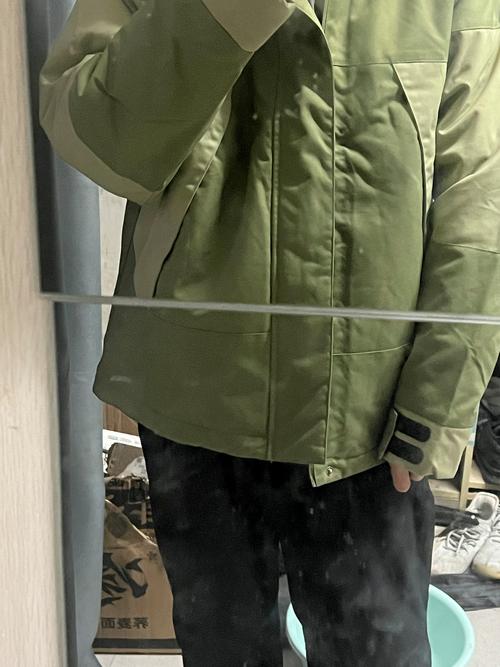 男款军绿色羽绒服怎么搭配图片