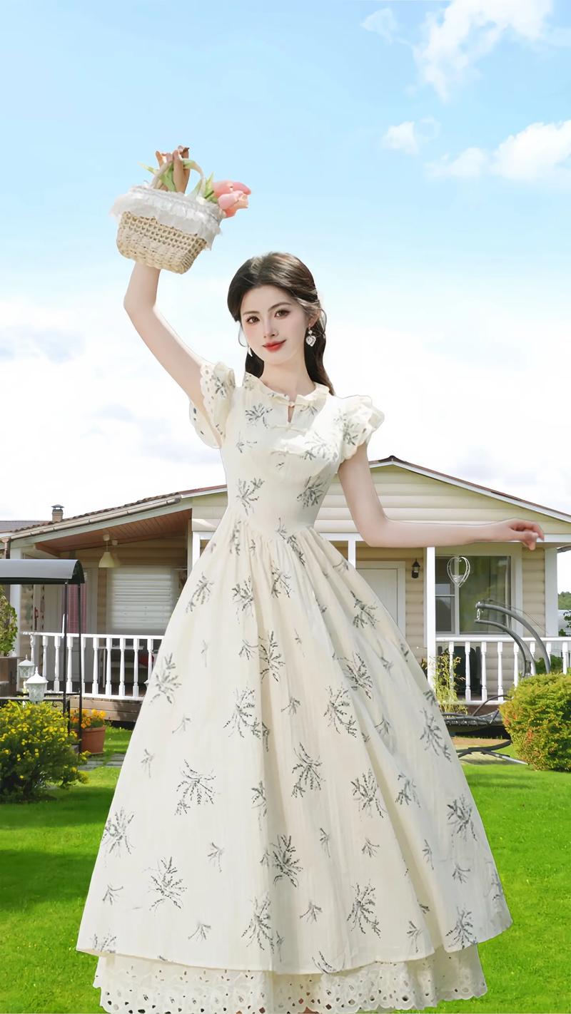 夏天连衣长裙怎么搭配上衣