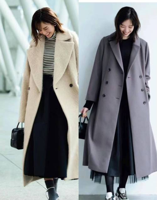 连衣长裙冬怎么搭配图片