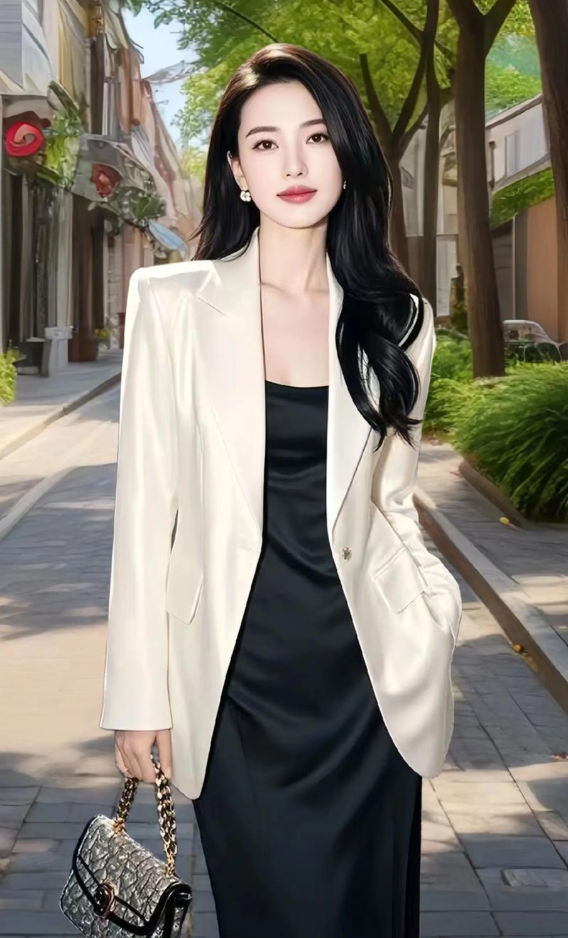 长吊带连衣裙怎么搭配外套