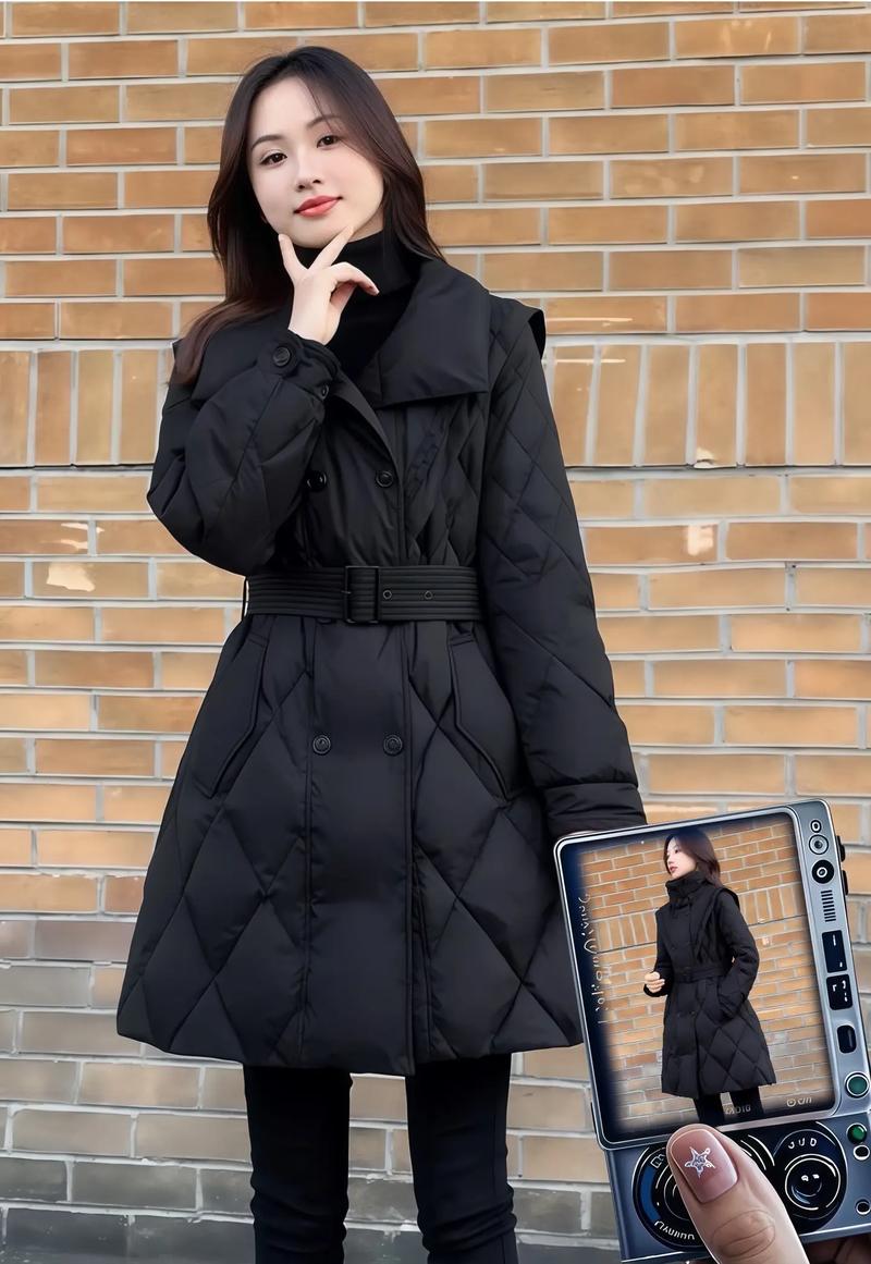 黑色长款外套韩版怎么搭配