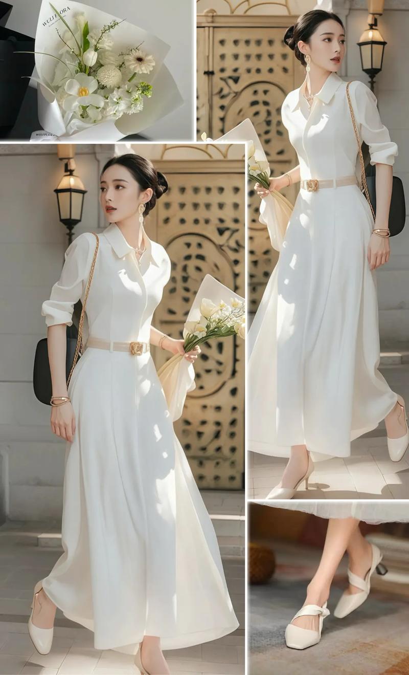 白色长裙子怎么搭配什么外套