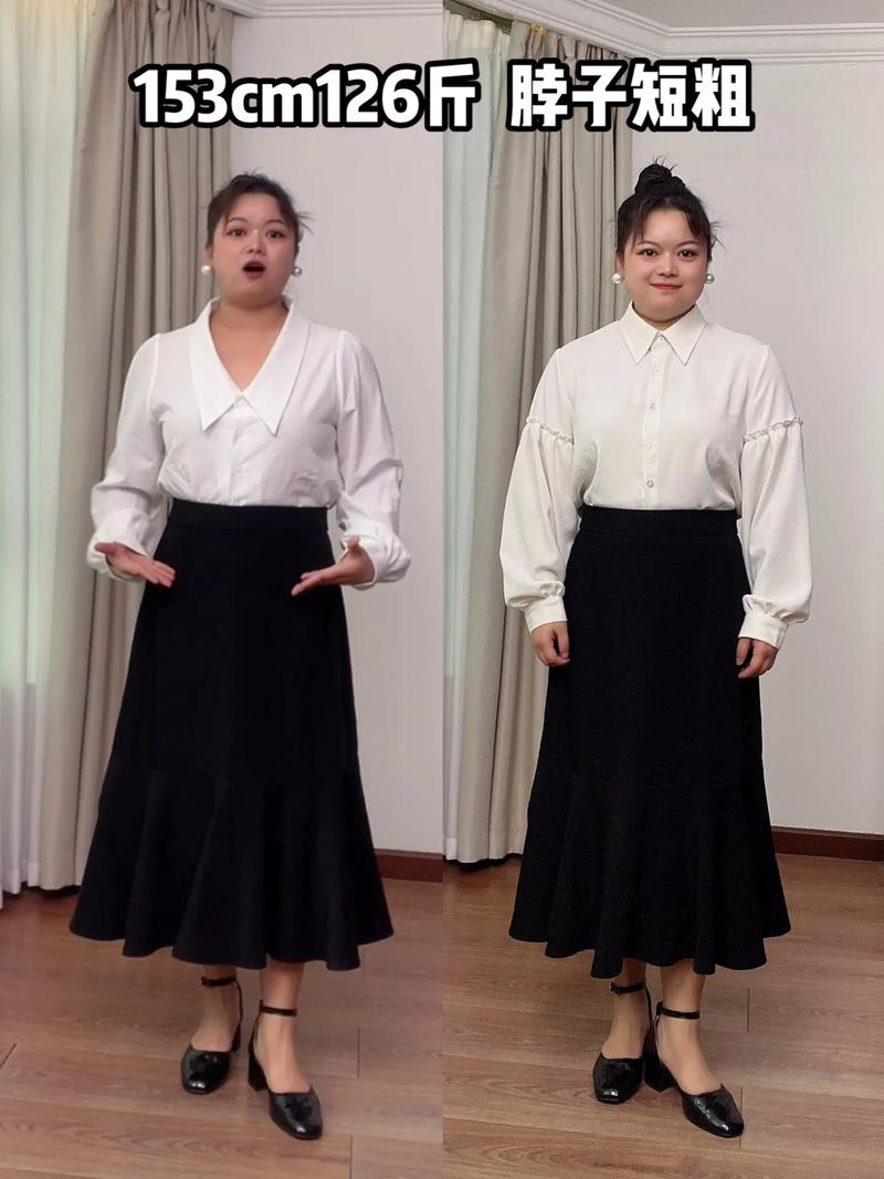 人矮又胖怎么搭配衣服好看图片