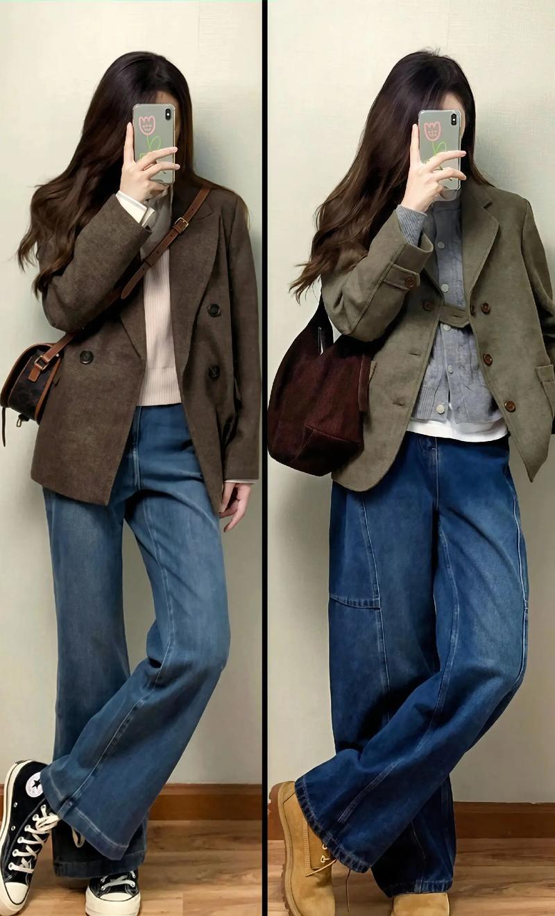 秋冬西装里面怎么搭配衣服图片