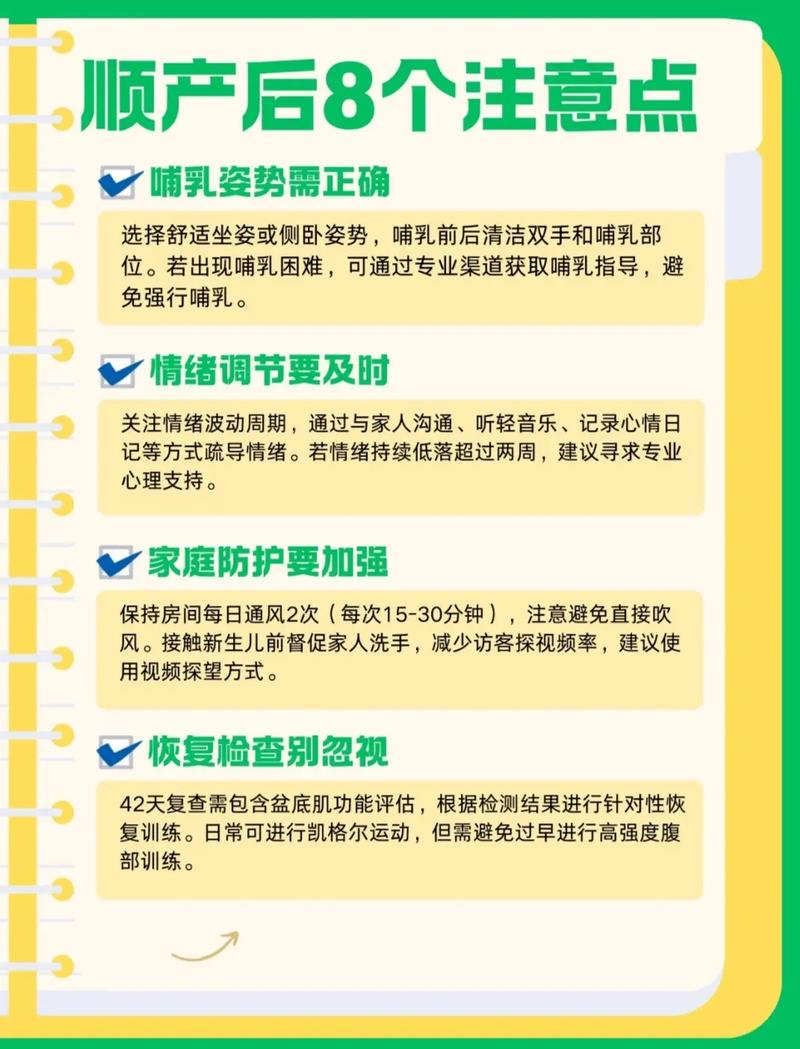 顺产后要注意什么