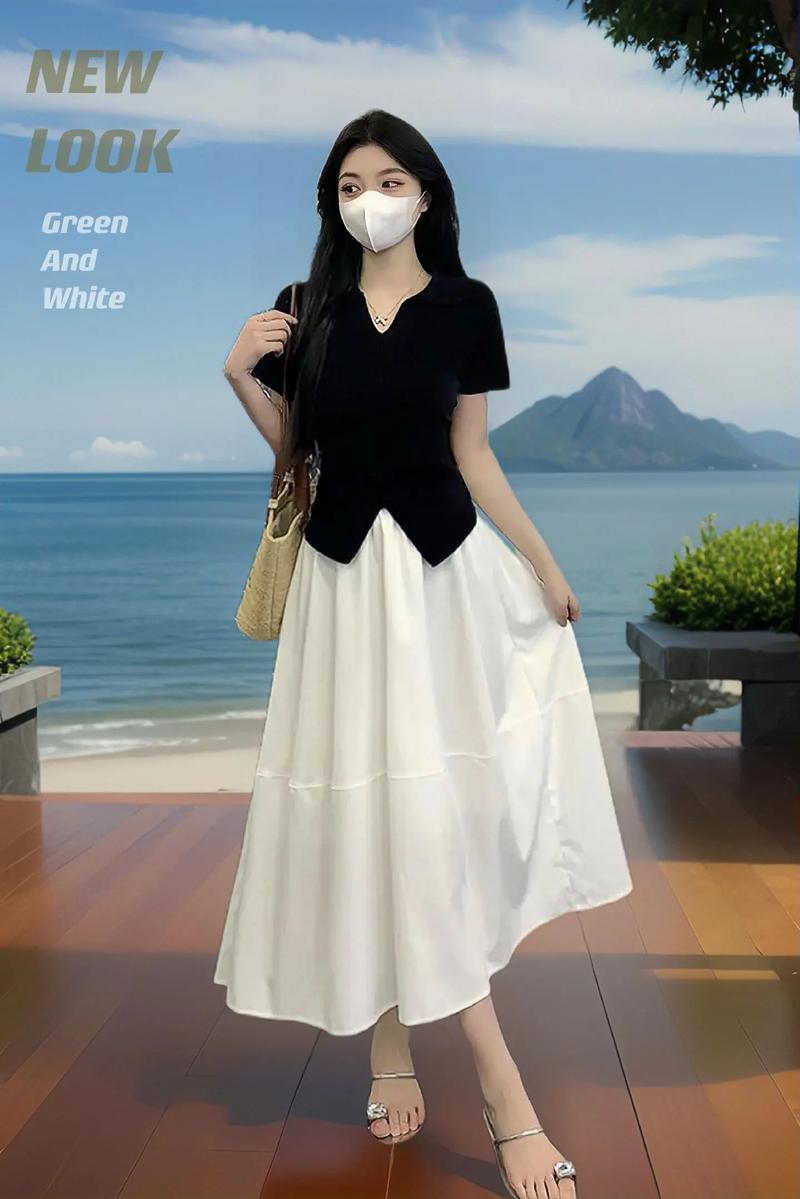 白色直筒裙子怎么搭配什么外套