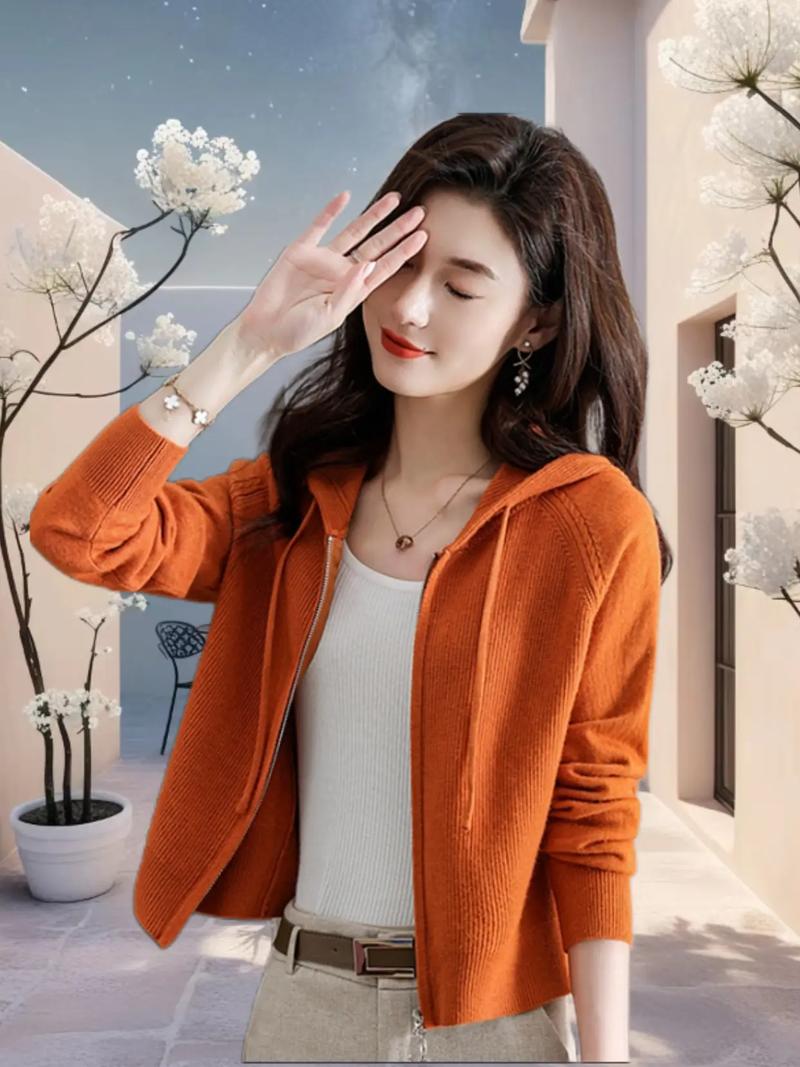 宽松的毛衣外套怎么搭配图片