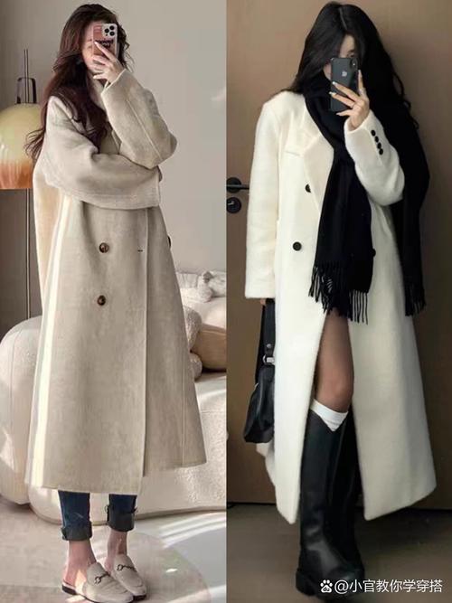 中长米色衫怎么搭配什么裤子好看吗