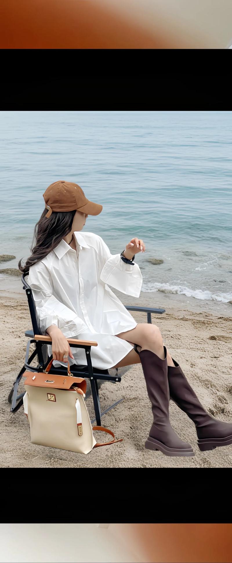 长款的白色衬衫怎么搭配