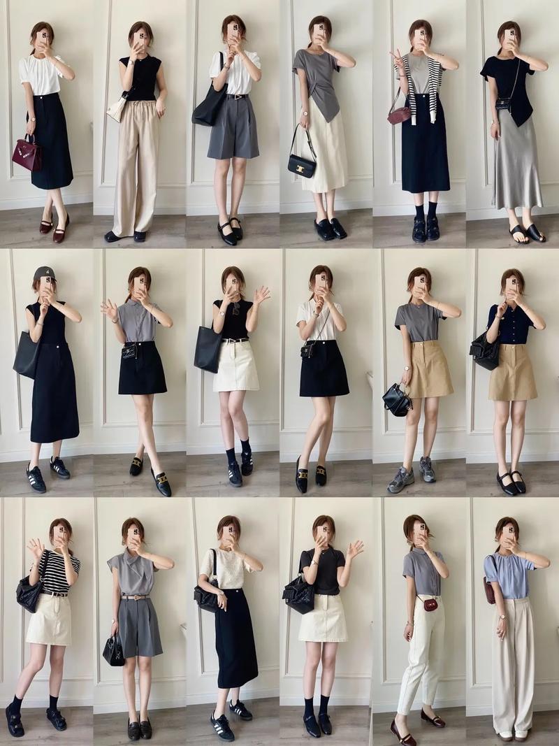 怎么搭配夏天的衣服图片大全