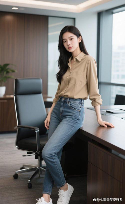 卡其色长袖衬衫怎么搭配外套