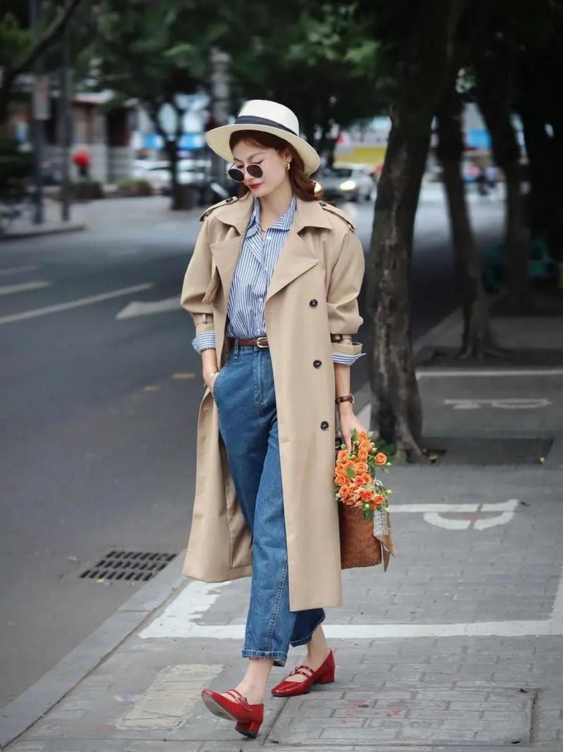 深卡其色衬衣怎么搭配图片