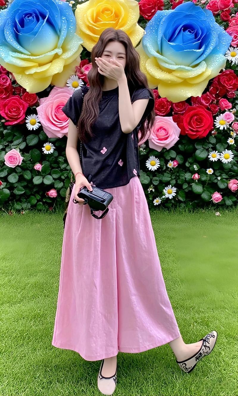 夏天穿阔腿裤上衣服怎么搭配