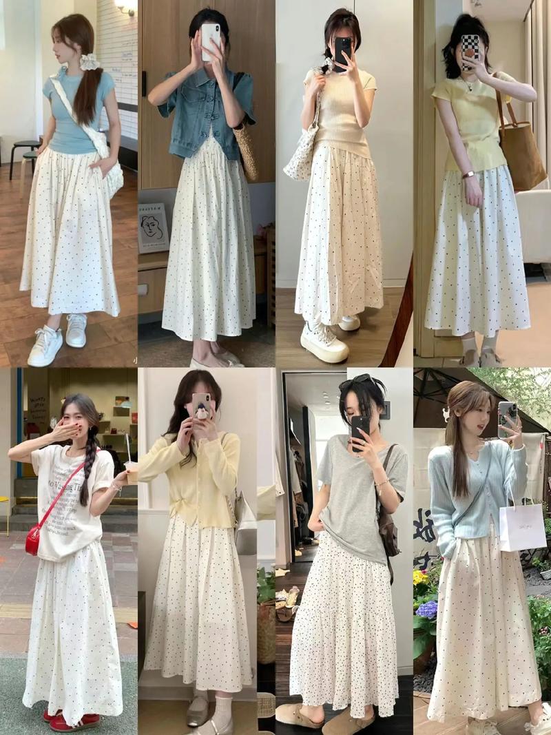 白裙怎么搭配上衣