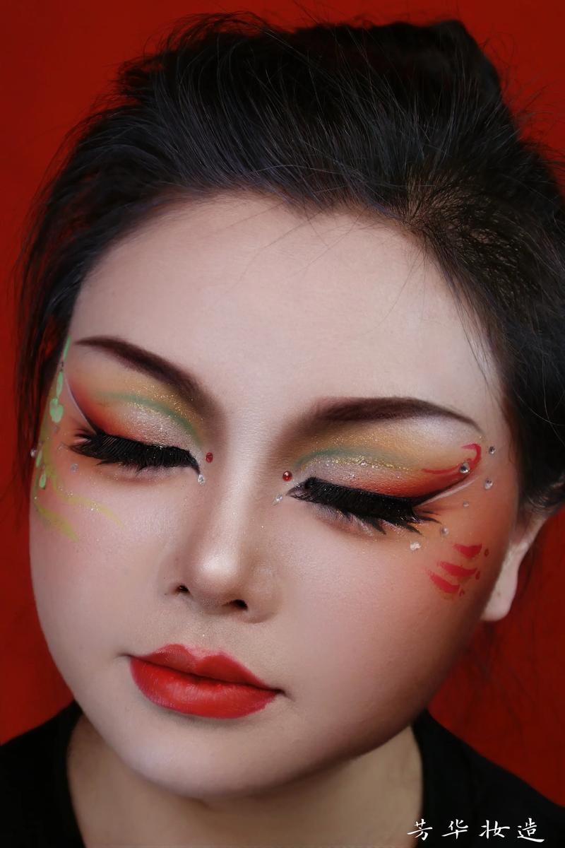 舞台妆发型图片最新