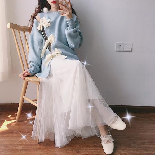 春季纱裙怎么搭配外套