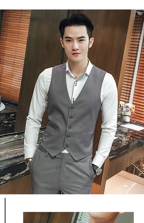 休闲西装马甲怎么搭配好看吗