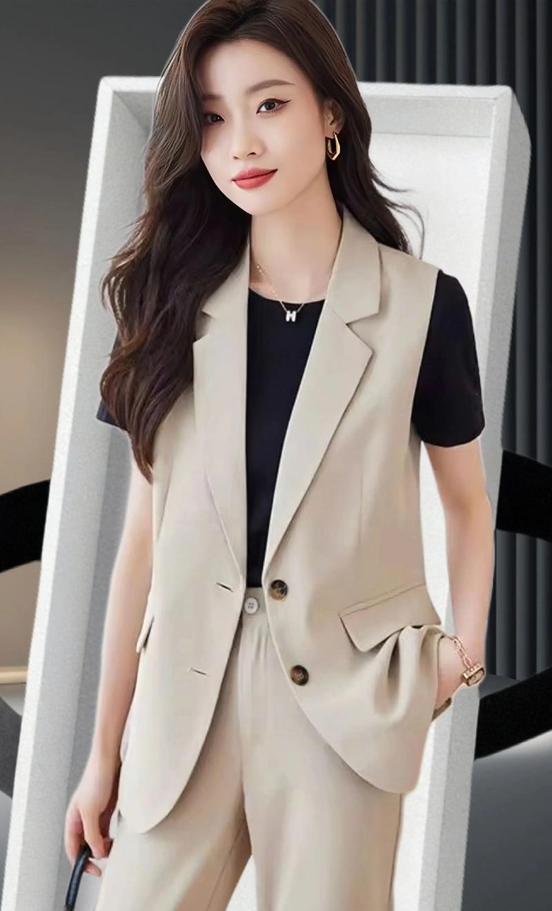 休闲西装马甲怎么搭配好看吗