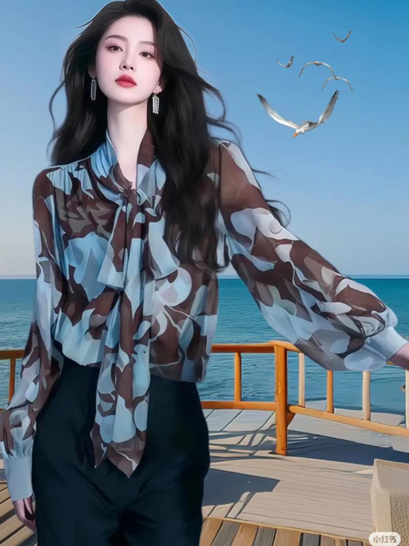 花衬衣怎么搭配好看图片欣赏