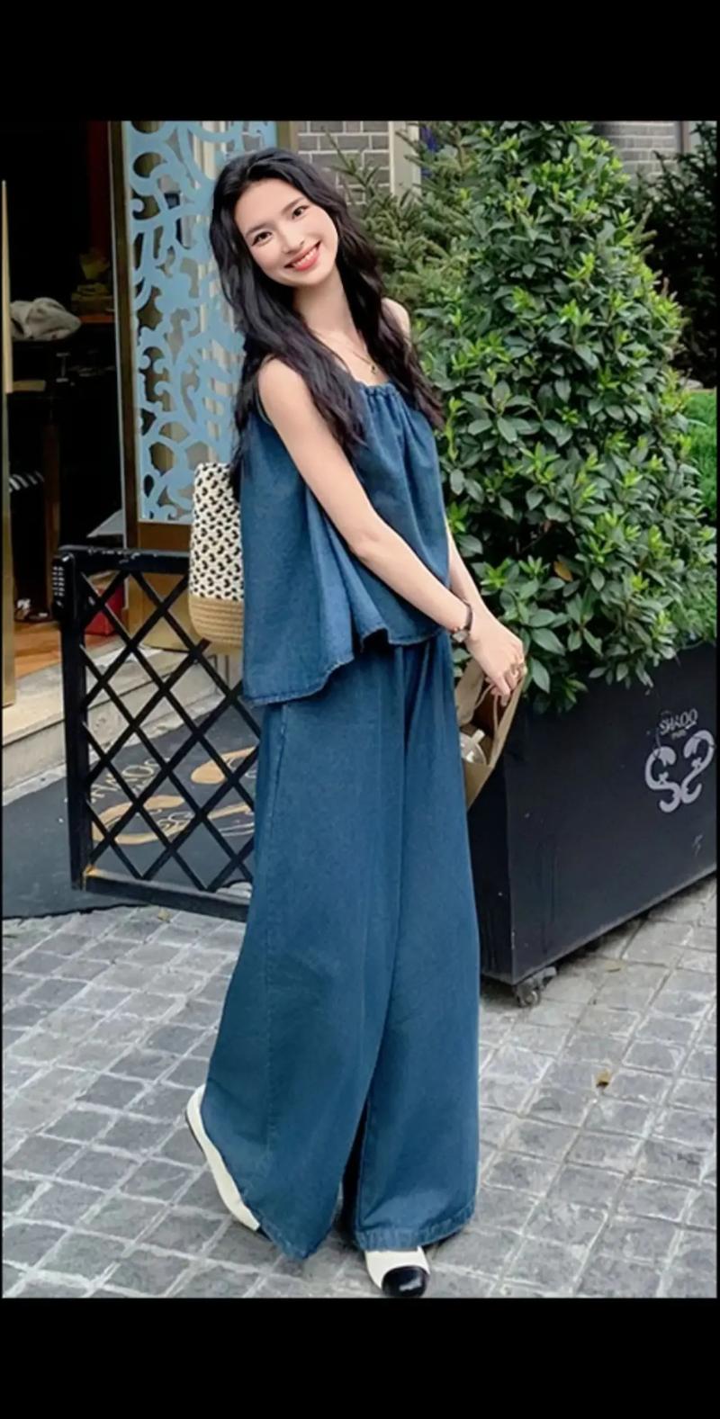 复古牛仔上衣怎么搭配裤子好看吗