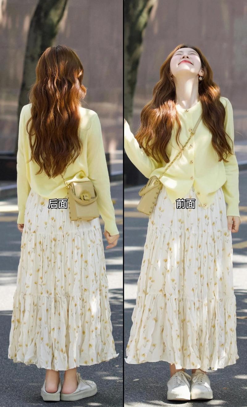 春天怎么搭配针织套装