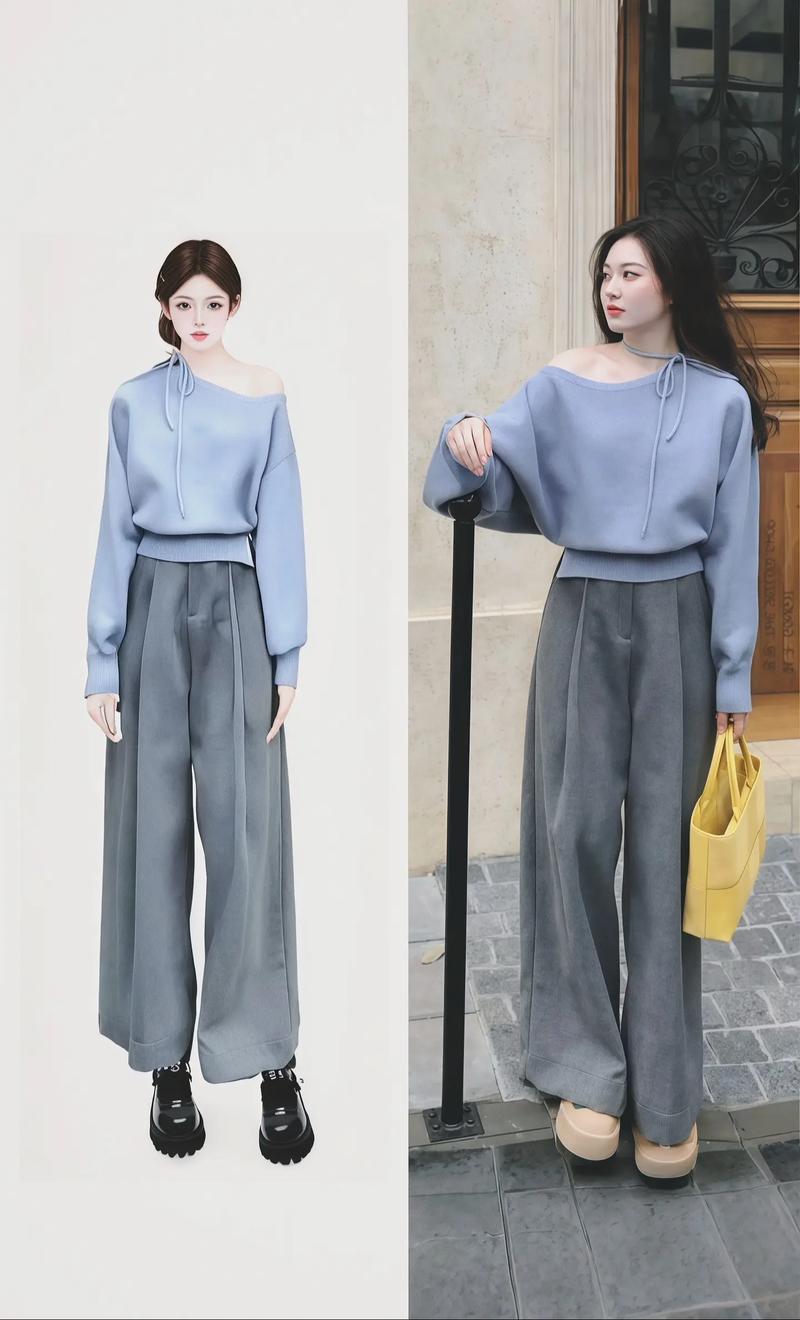 春天怎么搭配针织套装