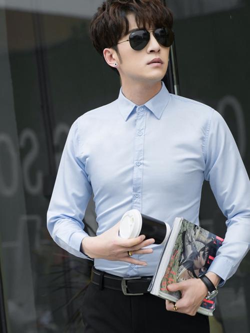 学生白衬衫怎么搭配男