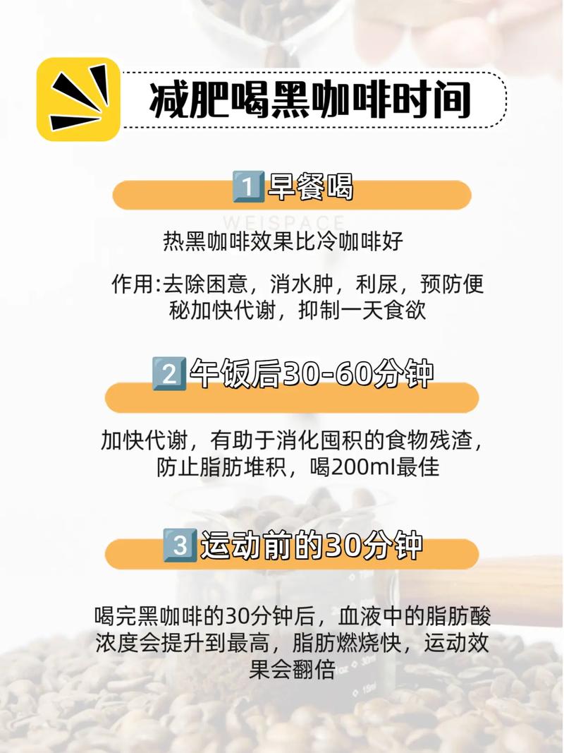 什么时间段喝咖啡减肥