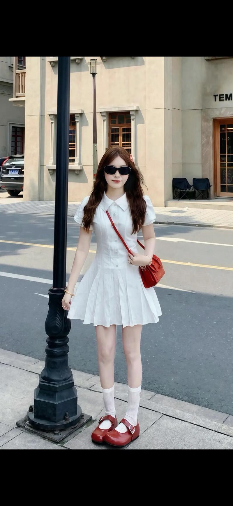 白色t恤怎么搭配裙子